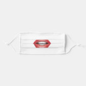 Open Mouth Funny Adult Cloth Face Mask (Front, Folded)
