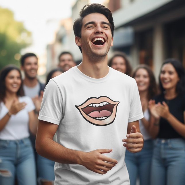 Open Mouth Lips Teeth Tongue T-Shirt (Creator Uploaded)