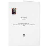 open mouth mask (card) (Back)