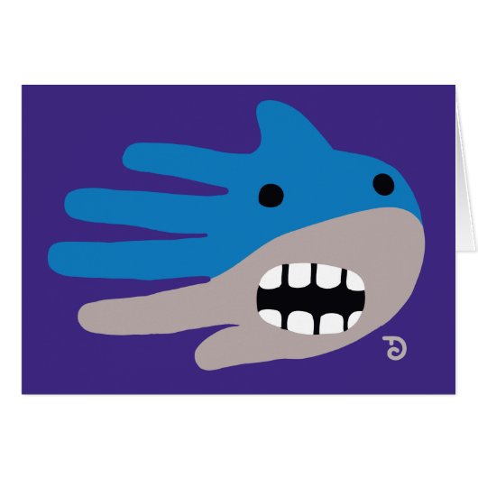 Open Mouth Shark Cards (Front Horizontal)