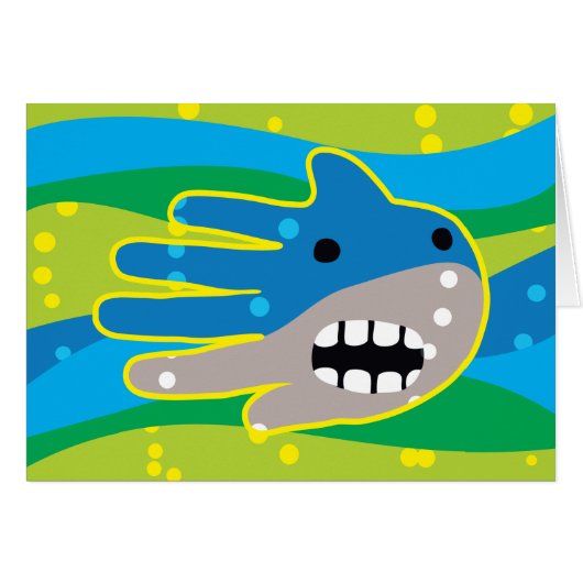 Open Mouth Shark Cards (Front Horizontal)