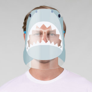 Open Mouth Shark Face Shield