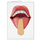 Open Mouth With Tongue Depressor (Front)