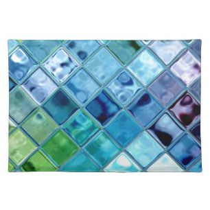 Open Ocean Placemats ~woven cotton MADE IN AMERICA