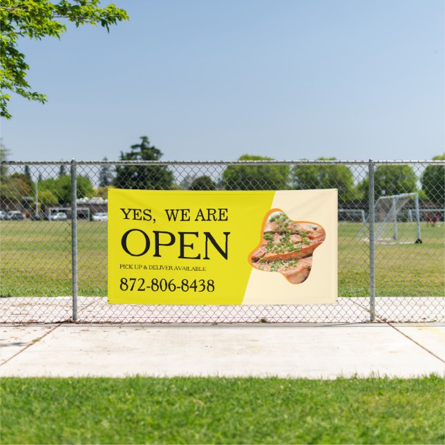 Open Restaurant Custom Banner (Insitu)
