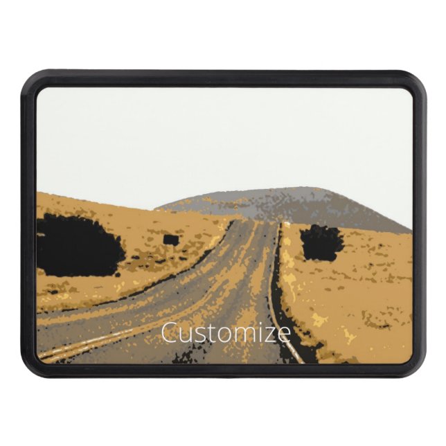 Open road mountains Thunder_Cove Hitch Cover (Front)