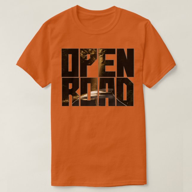 Open Road T-Shirt (Design Front)