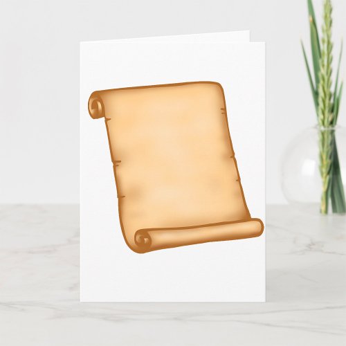 Open Scroll Greeting Cards