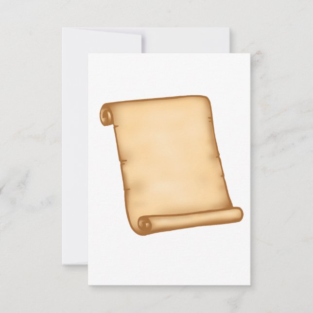 Open Scroll Invitations (Front)