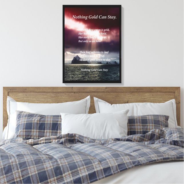 Open Sea Canvas Print (Insitu(Bedroom))