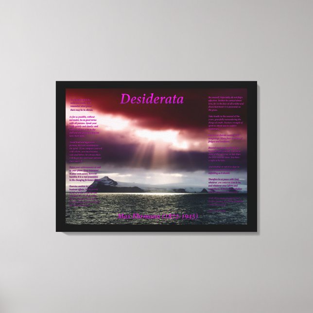 Open Sea Canvas Print (Front)