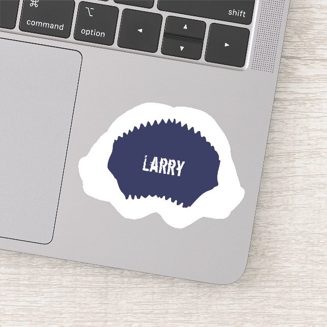 Open Shark Jaws and Teeth Sticker (Detail)