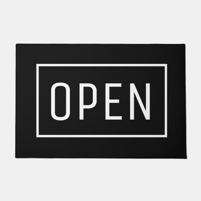 OPEN SIGN DOORMAT (Front)