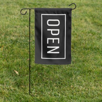 Open Sign Flag by InkWorks at Zazzle