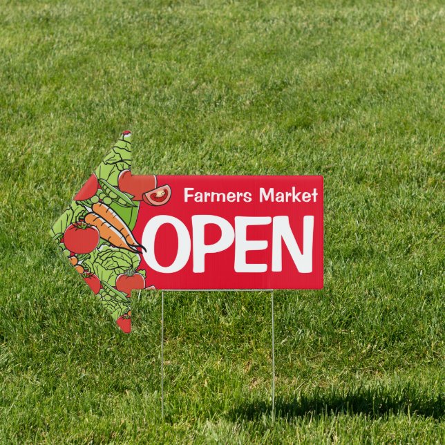 Open Sign | Produce Vegetable Farm (Insitu)