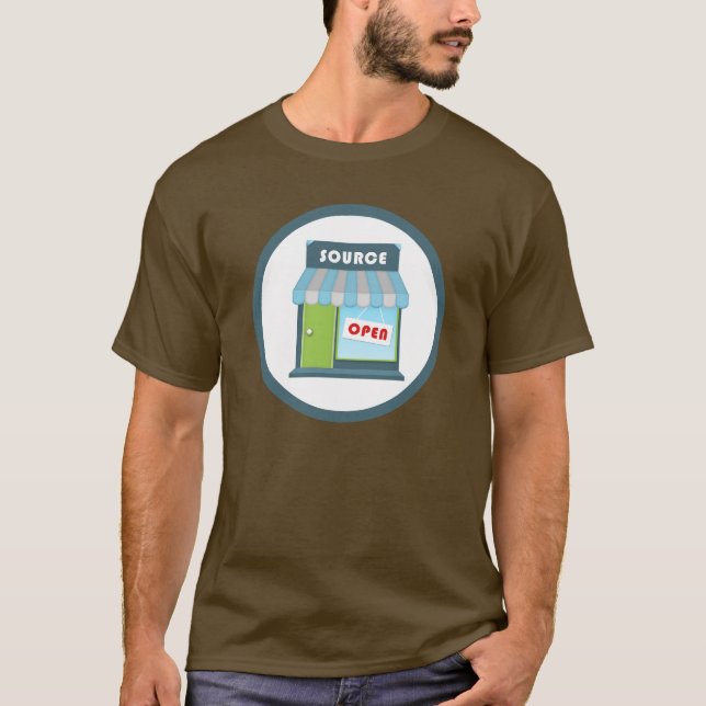 Open Source Badge T-Shirt (Front)