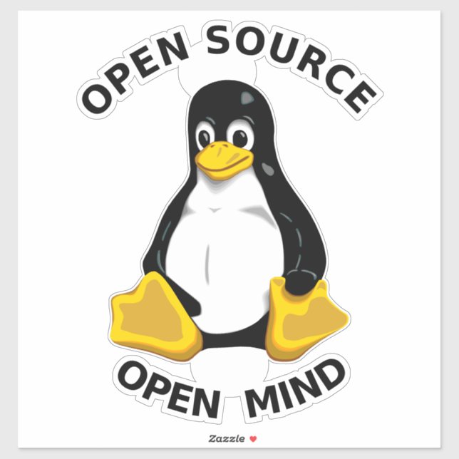 Open Source Open Mind Sticker (Sheet)