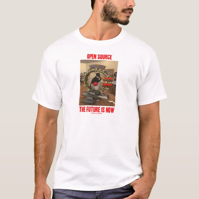 Open Source The Future Is Now (Duke) T-Shirt (Front)