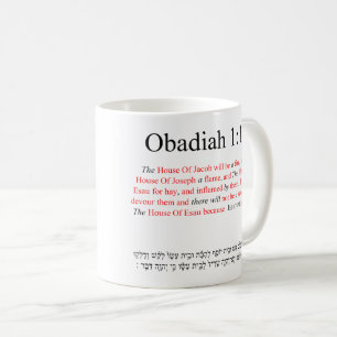 Open Source Translation Obadiah 1:18 Mug
