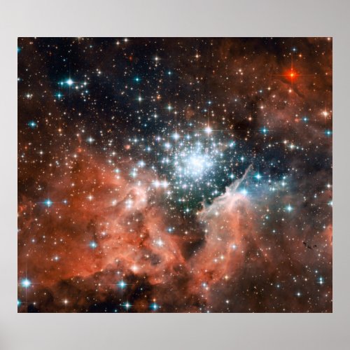 Open Star Cluster NGC 3603 Poster