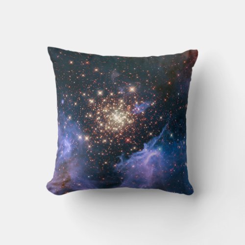 Open Star Cluster NGC 3603 Throw Pillow