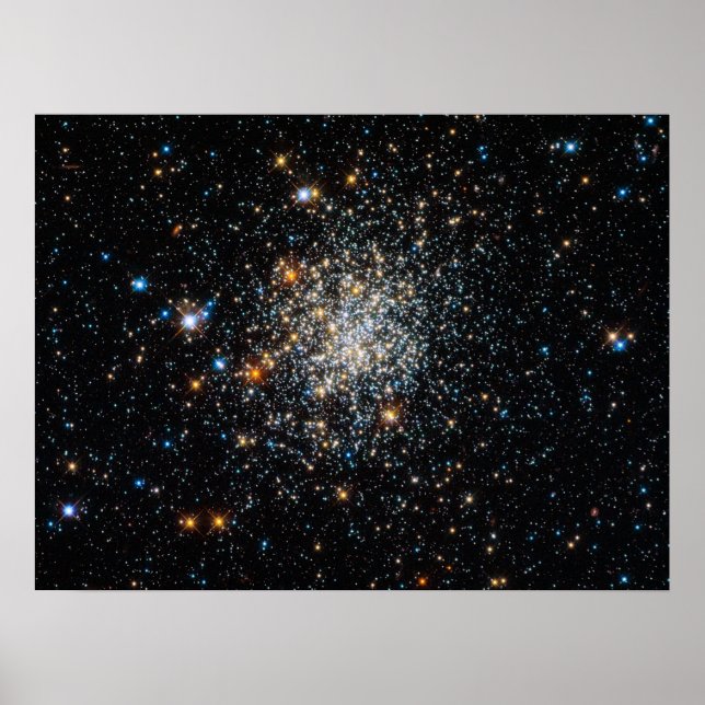 Open Star Cluster NGC 411 Poster (Front)