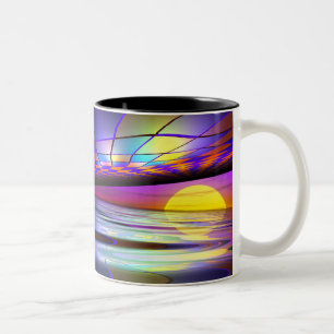 Open Sun Alien World Two-Tone Coffee Mug
