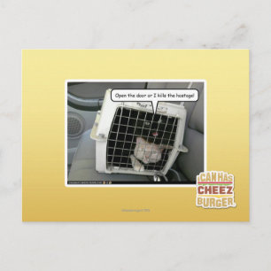 Open the door postcard