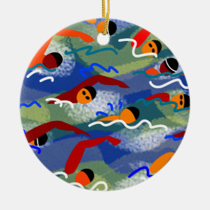 Open Water Swim Ornament