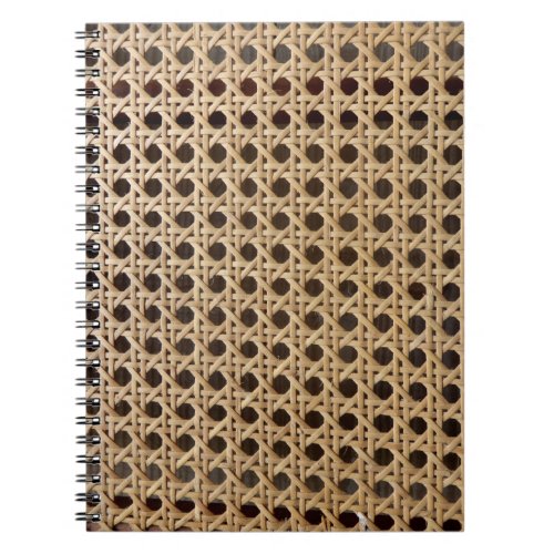 Open Weave Rattan Cane Photo Notebook