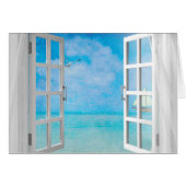 open window view of ocean (Front Horizontal)