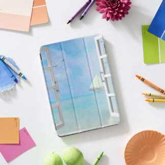 open window with sailboat iPad pro cover