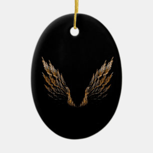 Open Wings Ceramic Ornament