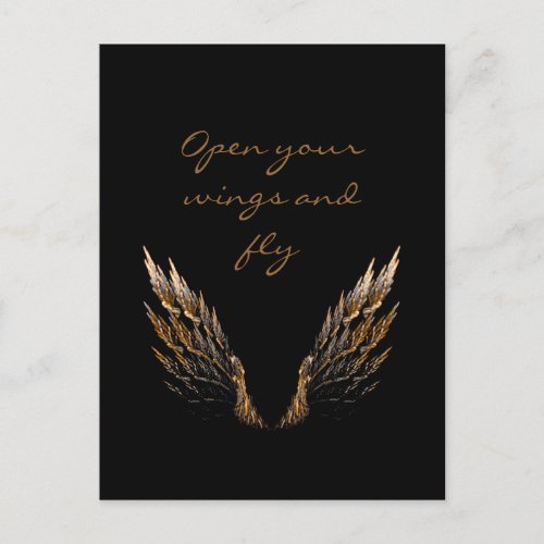 Open Wings Postcard