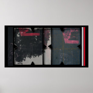 Open Work about Open Red 1 Photomontage Poster