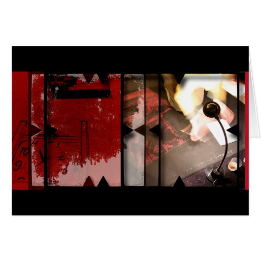 Open Work about Open Red 2 Photocollage Cards (Front Horizontal)