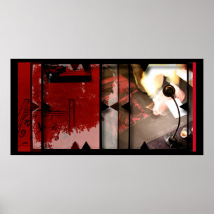 Open Work about Open Red 2 Photomontage Poster