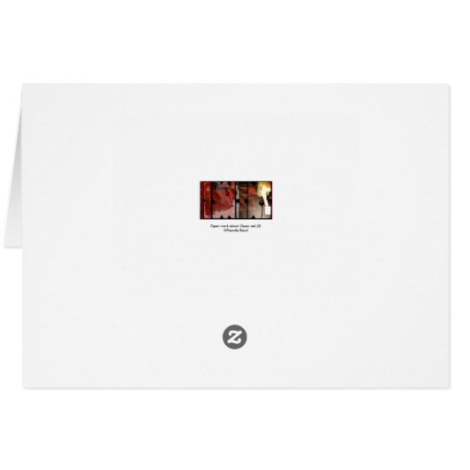 Open Work about Open Red 3 Photocollage (Back Horizontal)