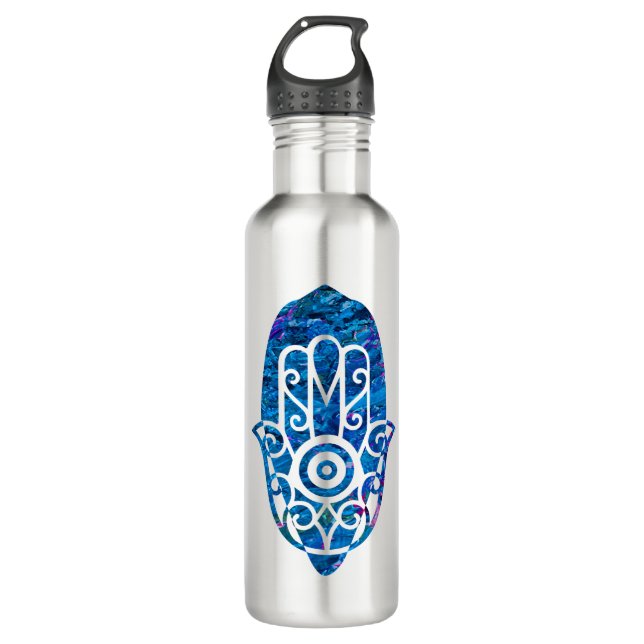 Open Your Eye Stainless Steel Water Bottle (Front)