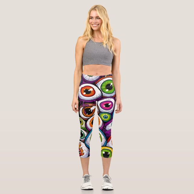 Open your eyes capri leggings (Front)