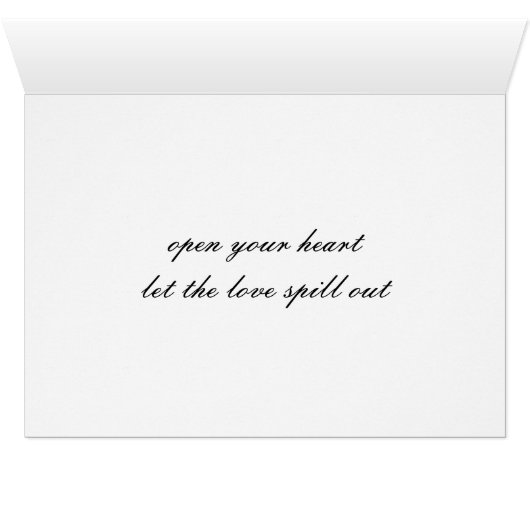 open your heart (Inside Horizontal (Bottom))