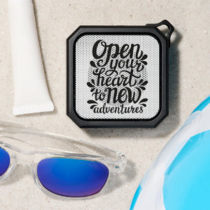 Open Your Heart To New Adventures Bluetooth Speaker