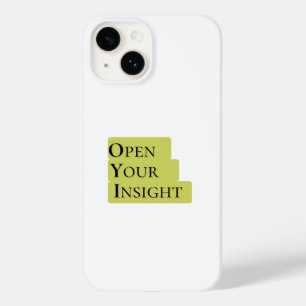 Open Your Insight Inspirational Minimalist Phone Case-Mate iPhone 14 Case