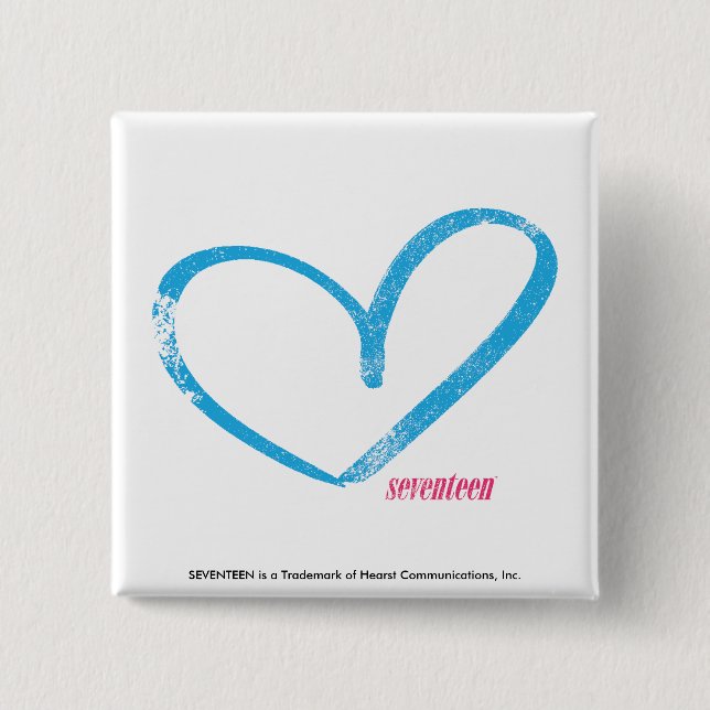 OpenHeart Aqua Button (Front)