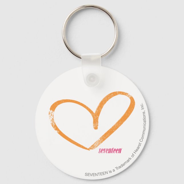 OpenHeart Orange Keychain (Front)