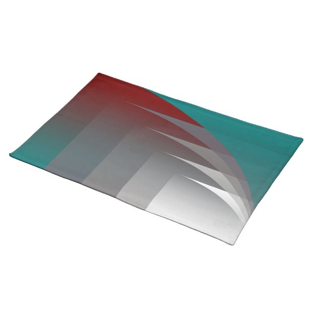 Opening curtains cloth placemat (On Table)