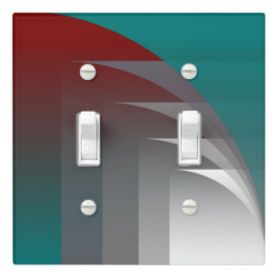 Opening curtains light switch cover