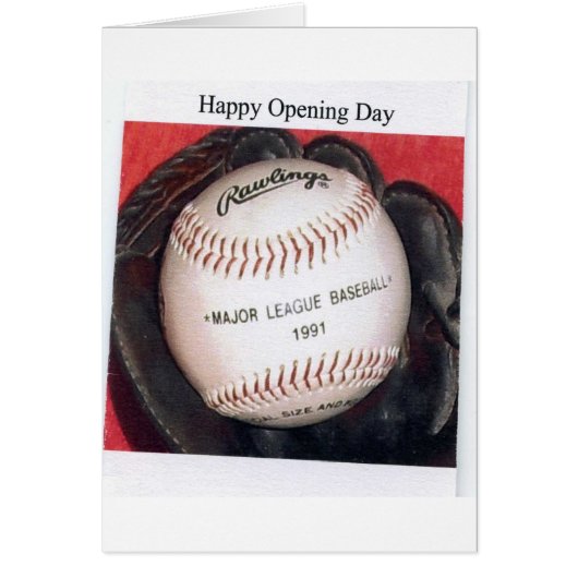 Opening Day Cards (Front)