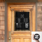 Opening Hours With QR Code Custom Business Logo