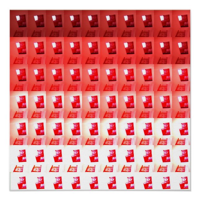 Opening in Red and White Poster Step by Step (Front)